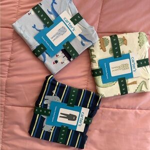 Carter's Blue and White Whale Pajama